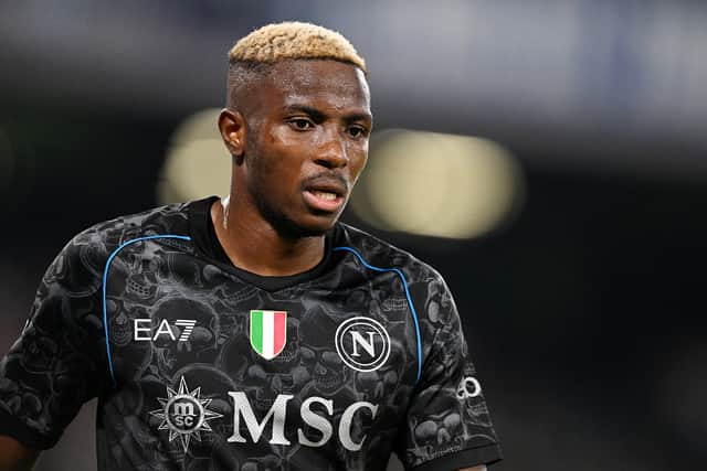 Napoli’s Victor Osimhen looks set to be one of Europe’s most in demand strikers, should he decide to leave the Serie A side. 