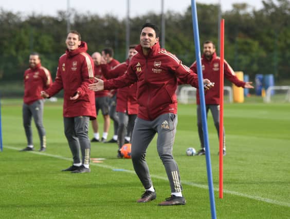 Arsenal manager Mikel Arteta. The Gunners have once against been linked with a potential move for Aston Villa star Douglas Luiz.