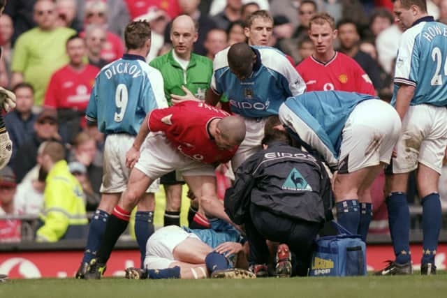 Roy Keane ‘apologises' after his infamous tackle on Alf-Inge Haaland.