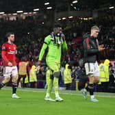 Manchester United goalkeeper Andre Onana. The Cameroonian is expected to miss a series of matches in the new year as he travels to play in the African Cup of Nations.