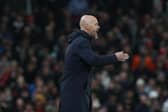 Manchester United manafer Erik ten Hag. The Dutchman has been heavily scrutinised in recent weeks following a series of poor performances. 