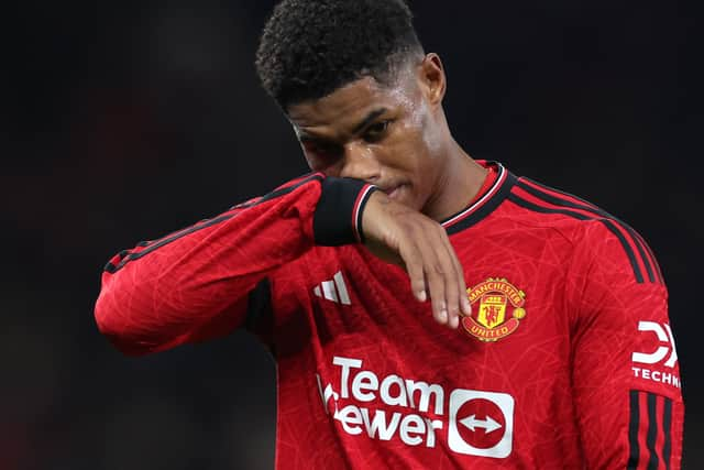 Future Everton forward Marcus Rashford contemplates where it all went wrong.