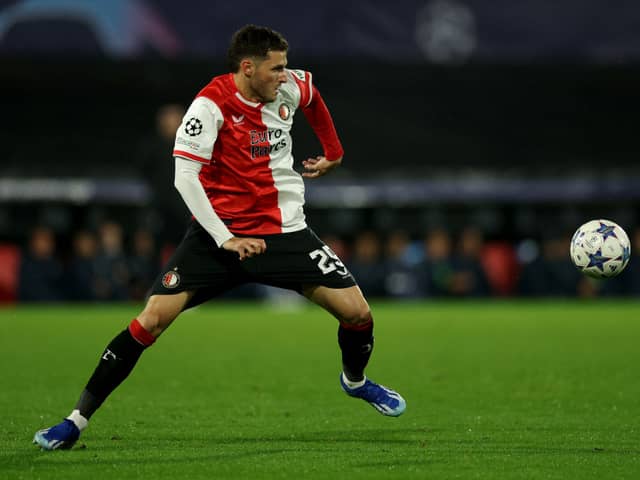 Feyenoord striker Santiago Gimenez. The forward has been linked with a move to Tottenham in recent days, as detailed in Tuesday’s Premier League transfer rumour round-up