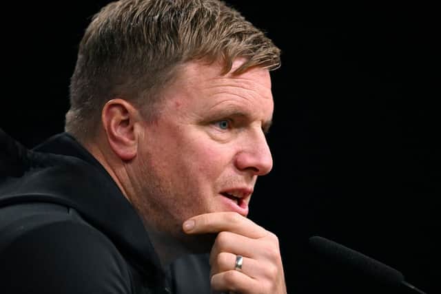 Newcastle United Eddie Howe will be looking to strengthen his squad in the January transfer window 
