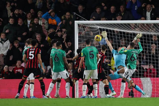 Newcastle United player ratings from the 2-0 defeat against AFC Bournemouth. (Photo by ADRIAN DENNIS/AFP via Getty Images)