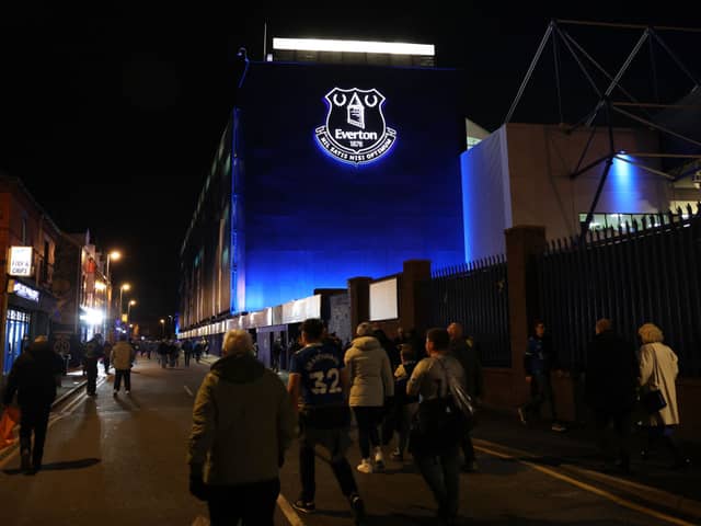 A general view of Goodison Park. Everton have been left reeling after being handed a 10-point deduction from the Premier League on Friday.