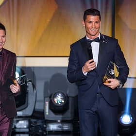 Lionel Messi and Cristiano Ronaldo. The two could face each other in an exhibition match in Saudi Arabia next year. 