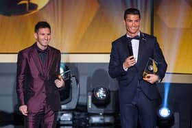 Lionel Messi and Cristiano Ronaldo. The two could face each other in an exhibition match in Saudi Arabia next year. 