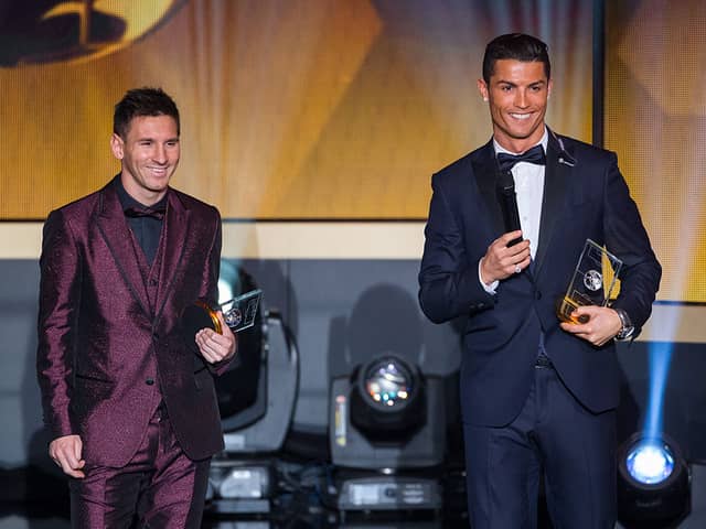 Lionel Messi and Cristiano Ronaldo. The two could face each other in an exhibition match in Saudi Arabia next year. 