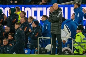 Erik ten Hag has said Manchester United could face a daunting atmosphere at Goodison Park.