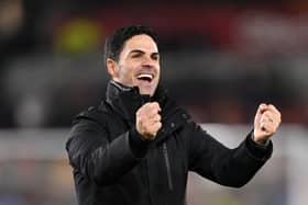 Mikel Arteta is hoping to guide Arsenal to their first league title in 20 years. (Getty Images)