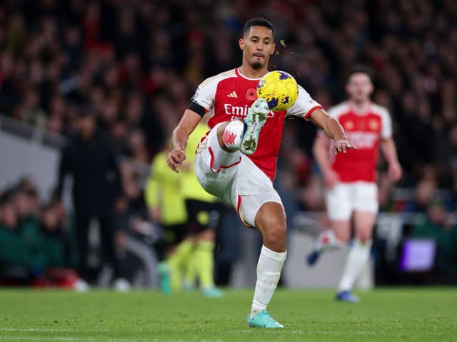 Arsenal defender William Saliba.