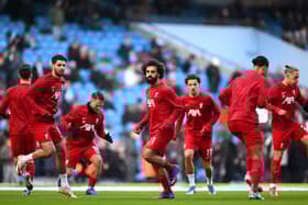 Liverpool players including Mo Salah. The winger has been touted for a potential exit in recent times.