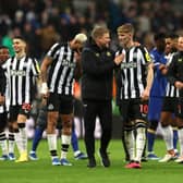 Newcastle United manager Eddie Howe. The Magpies host Manchester United in the Premier League on Saturday.