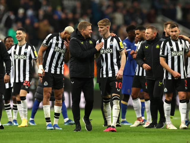 Newcastle United manager Eddie Howe. The Magpies host Manchester United in the Premier League on Saturday.