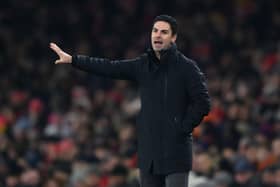 Arsenal manager Mikel Arteta. The Gunners will face Luton Town in the Premier League on Tuesday evening.