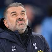 Tottenham manager Ange Postecoglou. Spurs have been linked with a potential move for Everton defender Ben Godfrey in recent days.