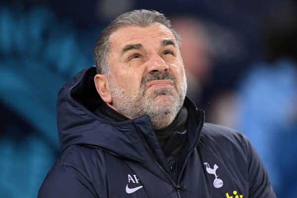 Tottenham manager Ange Postecoglou. Spurs have been linked with a potential move for Everton defender Ben Godfrey in recent days.