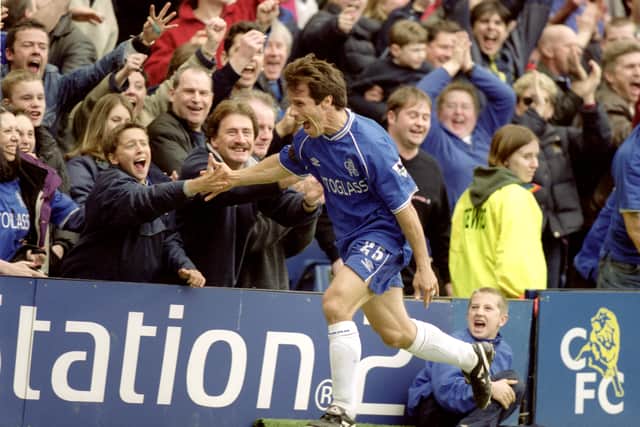 Gianfranco Zola has gone down as an all-time Chelsea great