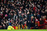 Manchester United manager Erik ten Hag. The Red Devils play Nottingham Forest in the Premier League on Saturday.