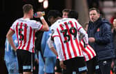 Sunderland manager Michael Beale and his players. The Black Cats host Newcastle United in the FA Cup on Saturday.