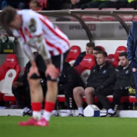 Sunderland manager Michel Beale. The Black Cats host Newcastle United in the FA Cup on Saturday afternoon. 