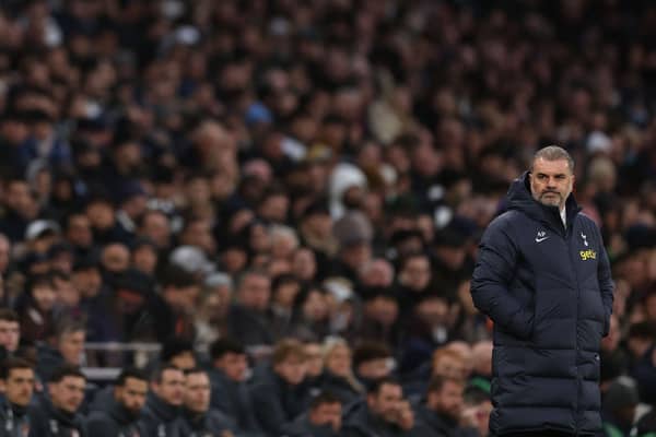 Tottenham manager Ange Postecoglou. Spurs host Burnley in the FA Cup third round on Friday night.