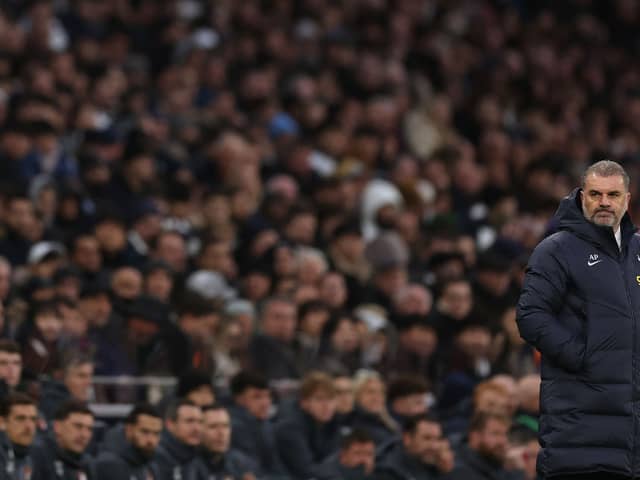 Tottenham manager Ange Postecoglou. Spurs host Burnley in the FA Cup third round on Friday night.