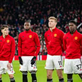 Aaron Wan-Bissaka and his Manchester United teammates. The Red Devils could use the defender as ballast in a potential deal for Crystal Palace attacker Michael Olise. 