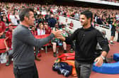Fulham manager Marco Silva and Arsenal manager MIkel Arteta. Both clubs are expected to be in the market for transfer reinforcements this January. 