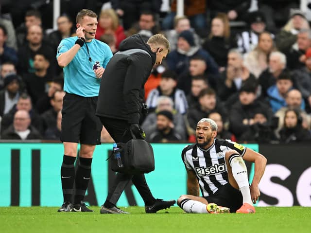 Newcastle United midfielder Joelinton