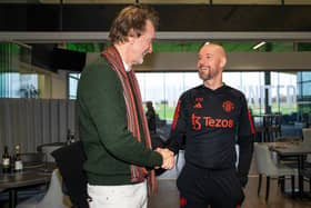Manchester United manager Erik ten Hag and investor Sir Jim Ratcliffe. The Red Devils have been linked with Crystal Palace attacker Michael Olise.