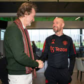Manchester United manager Erik ten Hag and investor Sir Jim Ratcliffe. The Red Devils have been linked with Crystal Palace attacker Michael Olise.