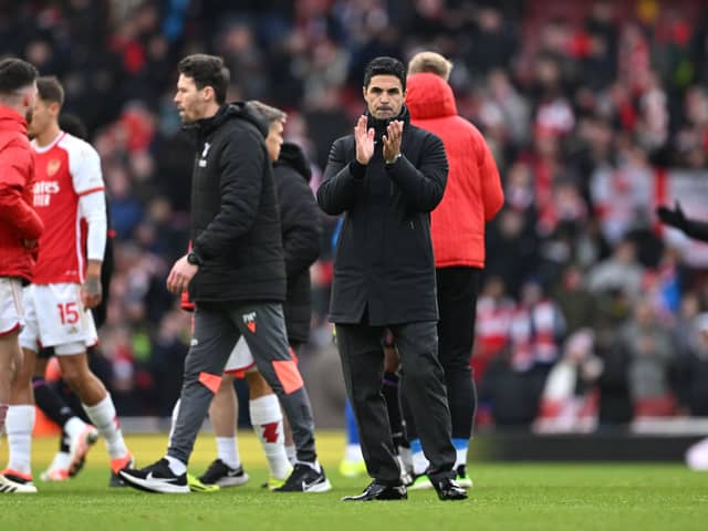 Arsenal manager Mikel Arteta. The Gunners face Nottingham Forest on Tuesday evening.