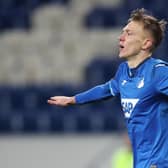 Hoffenheim striker Max Beier. The forward has been linked with Liverpool and Everton as detailed in today's Premier League transfer rumour round-up.