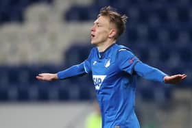 Hoffenheim striker Max Beier. The forward has been linked with Liverpool and Everton as detailed in today's Premier League transfer rumour round-up.
