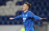 Hoffenheim striker Max Beier. The forward has been linked with Liverpool and Everton as detailed in today's Premier League transfer rumour round-up.
