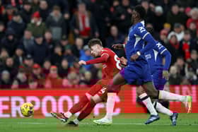 Liverpool full-back Connor Bradley. The Northern Irish full-back has been in sensational form of late. 