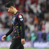 Tottenham forward Son Heung-min. South Korea crashed out of the semi-finals of the Asian Cup on Tuesday. 