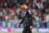 Tottenham forward Son Heung-min. South Korea crashed out of the semi-finals of the Asian Cup on Tuesday. 
