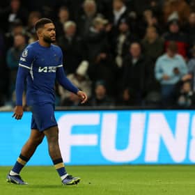 Chelsea captain Reece James. The full-back is one of several injury concerns that the Blues have heading into their FA Cup clash with Aston Villa on Wednesday night. 