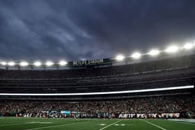 The MetLife Stadium. FIFA has confirmed that it will hold the 2-26 World Cup final in the New Jersey stadium. 