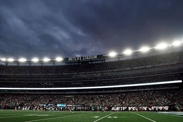 The MetLife Stadium. FIFA has confirmed that it will hold the 2-26 World Cup final in the New Jersey stadium. 