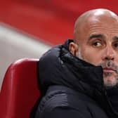 Manchester City manager Pep Guardiola. The Premier League champions host Everton in Saturday's lunchtime kick-off. 