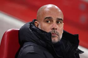Manchester City manager Pep Guardiola. The Premier League champions host Everton in Saturday's lunchtime kick-off. 