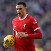 Liverpool defender Trent Alexander-Arnold. The full-back could be a doubt for Saturday's Premier League clash with Brentford. 