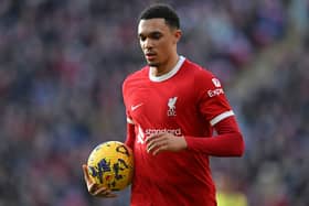 Liverpool defender Trent Alexander-Arnold. The full-back could be a doubt for Saturday's Premier League clash with Brentford. 