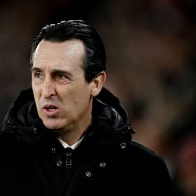 Aston Villa manager Unai Emery. The Villans face Fulham in the Premier League on Saturday afternoon. 