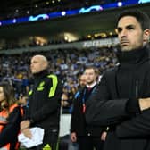 Arsenal manager Mikel Arteta. The Gunners host Newcastle United in the Premier League on Saturday. 