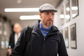 Man Utd manager Erik ten Hag. The Red Devils host Fulham in the Premier League on Saturday afternoon. 